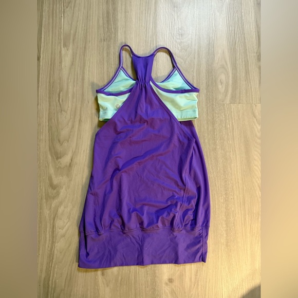 Lululemon No Limits Tank –Power Purple Aquamarine Sz4 Like New Retired Edition - Picture 10 of 12
